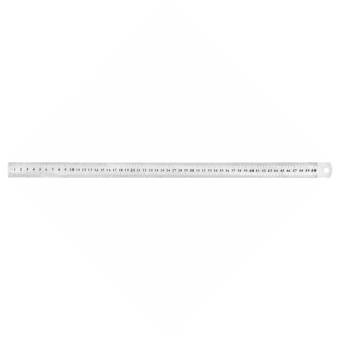 Линейка металлическая 500 мм измерительная VERTEXTOOLS фото 1