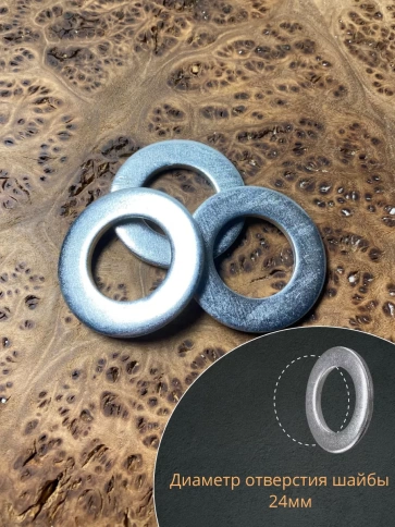 Шайба М24 оцинкованная DIN125 фото 3