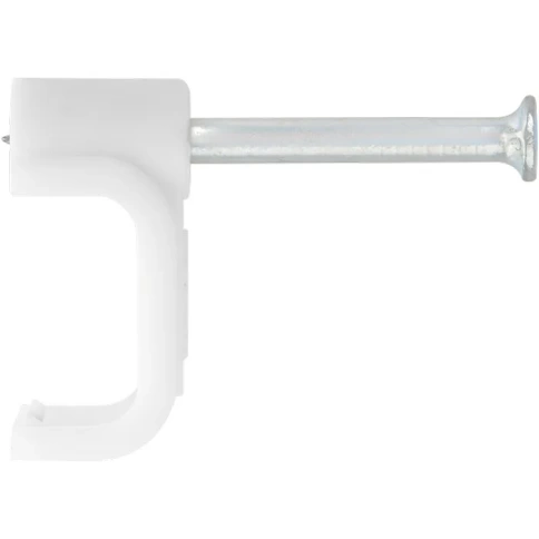 Скобы электроустановочные прямоугольный профиль 40 шт Сибртех фото 1