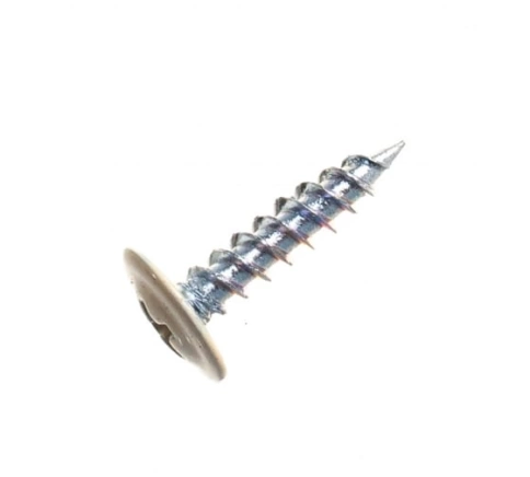 Саморез с прессшайбой, острый, 4,2х25 RAL1014 фото 1