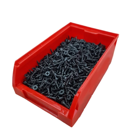 Саморез по гипсокартону 3,5х19 мм, крупная резьба, фосфатированный, 2000 шт. в контейнере фото 1