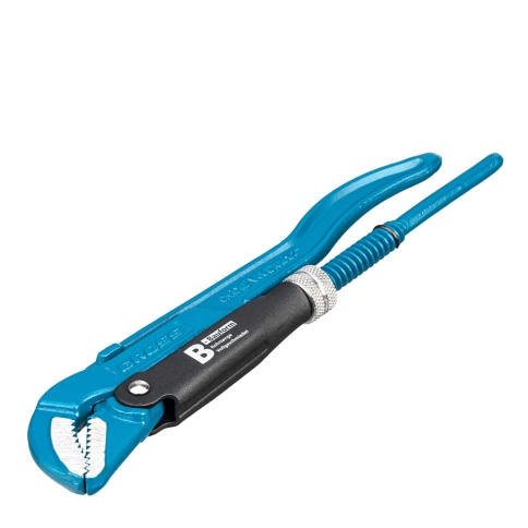 Ключ трубный рычажный №0, 0,5" цельнокованный CrV тип B, Gross фото 1