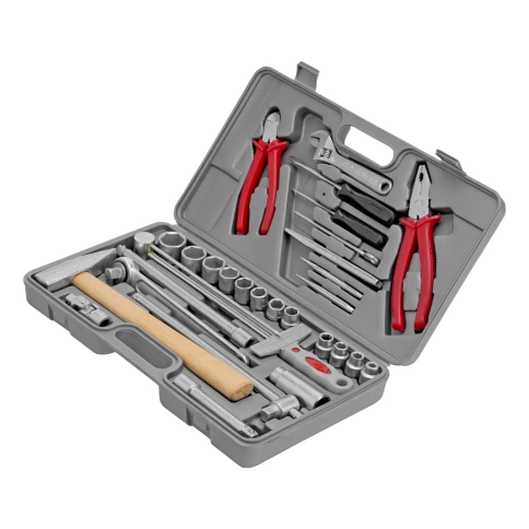 Набор слесарно-шоферского инструмента Универсал-2 в пластик.боксе НИЗ фото 1