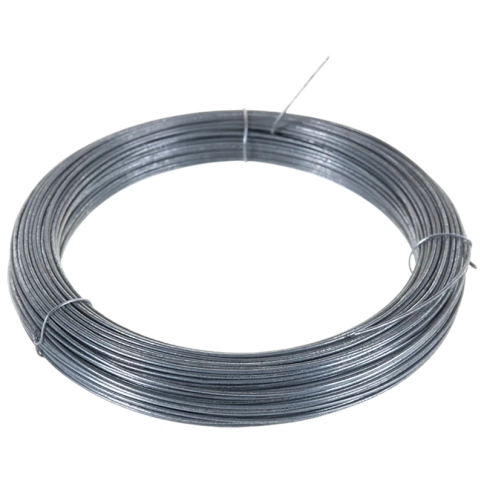 Проволока стальная оцинкованная 50 м термообработанная 1,0 мм, Сибртех фото 2