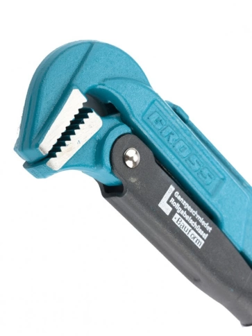 Ключ трубный рычажный №1, 1" цельнокованный CrV тип L, Gross фото 6