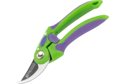 Секатор прямой рез регулировка захвата 2-хкомп.рук. 215 мм Palisad фото 1