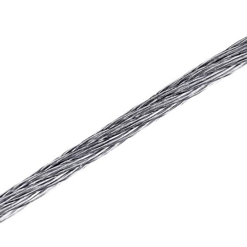 Трос стальной 3/4 оцинкованный в оплетке, 30 м. фото 1