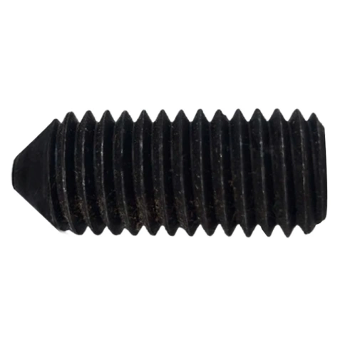 Винт установочный с внутр. шестигранником 4х12 мм, класс прочности 12.9 DIN 914 черный фото 1