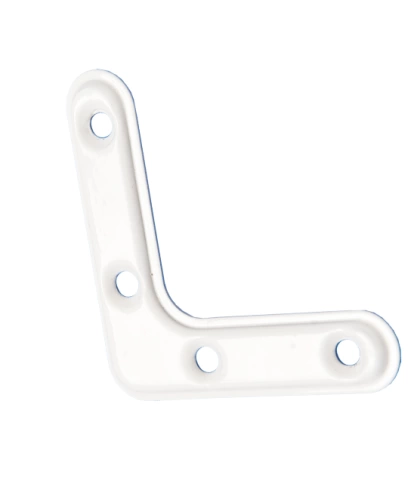 Угольник УГ-50 полимер белый фото 1