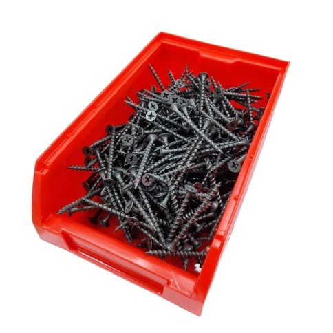 Саморез по гипсокартону 3,5х32 мм, крупная резьба, фосфатированный, 1000 шт. в контейнере фото 1