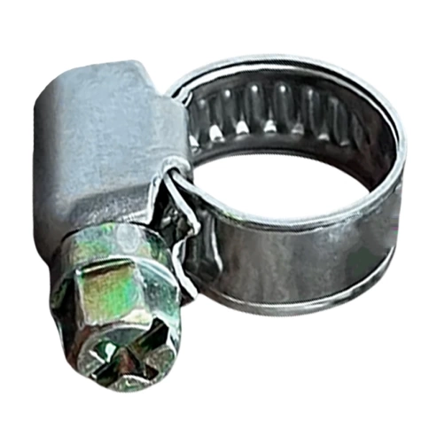 Хомут червячный 16-25/9 мм, оцинкованная сталь W1 фото 1