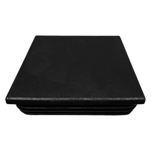Заглушка для труб квадратная 100х100 мм, черная фото 2