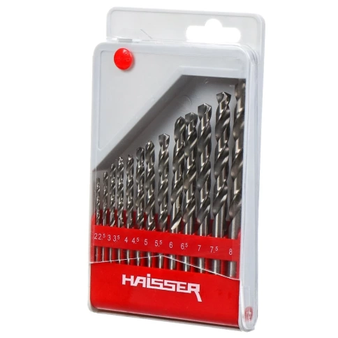 Набор сверл по металлу 2-8 мм 13 шт TIN фото 1