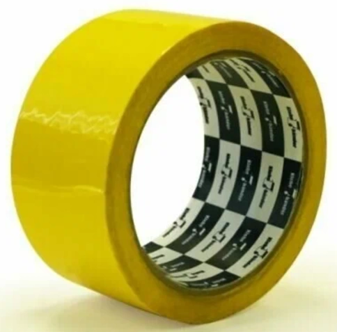 Лента клейкая 50мм х 57м желт. Klebebander фото 1