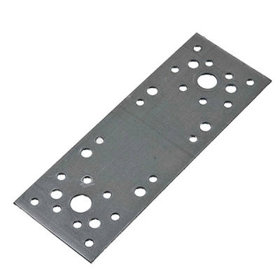 Пластина крепежная 210х90 мм, оцинкованная фото 1