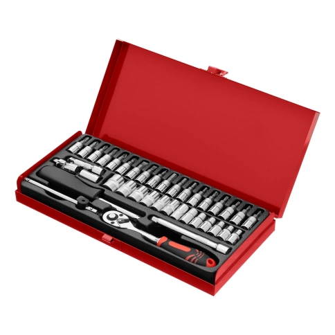 Набор слесарно-монтажный с квадратом 38 пр 1/4" Matrix фото 1