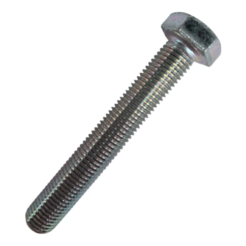 Болт М12х1,5х80 мм класс прочности 10.9 DIN 961, полная резьба, оцинкованный фото 1