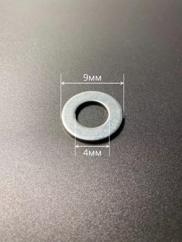 Шайба М4 оцинкованная DIN125, 100 шт. фото 4