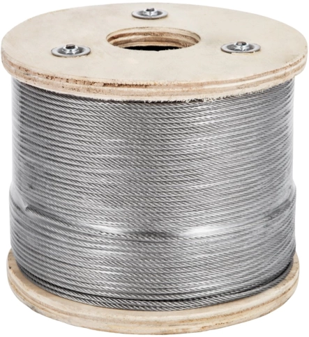 Трос для растяжки 7/7 D3 нержавеющая сталь А2 DIN3055 фото 1