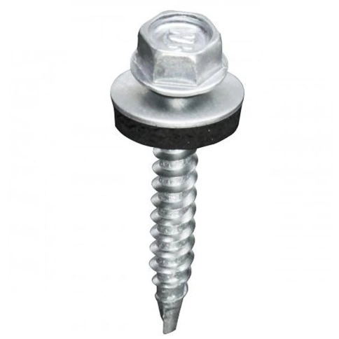 Саморез кровельный 4,8х19 мм с шайбой (под сверло),ОЦ 1000шт. фото 5