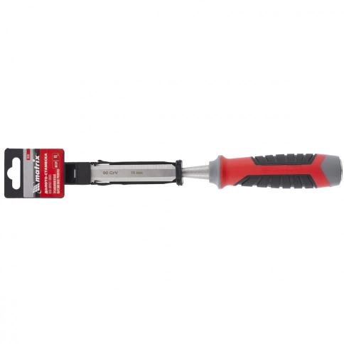 Долото-стамеска 60 CrV, трехкомп.обрезин.рук. Matrix фото 9