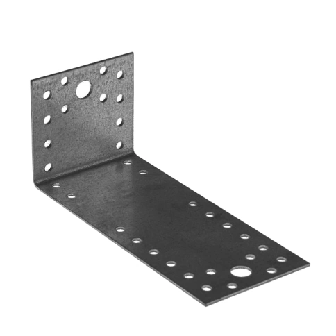 Крепежный ассиметричный уголок 150х60х90 мм, оцинкованный фото 1