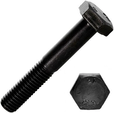 Болт М14х70 мм, DIN931, высокопрочный 12.9 , 10шт. фото 1