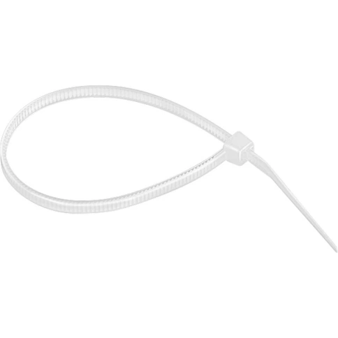 Хомуты пластиковые белые 180х3,6 мм 100 шт. Сибртех фото 2