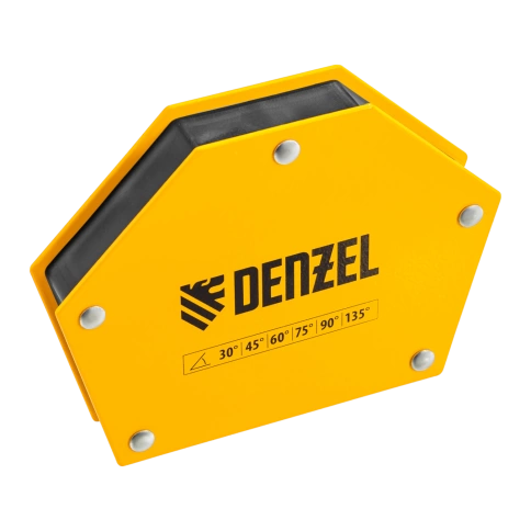 Фиксатор магнитный для сварочных работ усилие 75 LB 30х45х60х75х90х135 град. Denzel фото 1