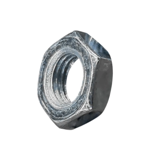 Гайка низкая М10 DIN 439, оцинкованная фото 1