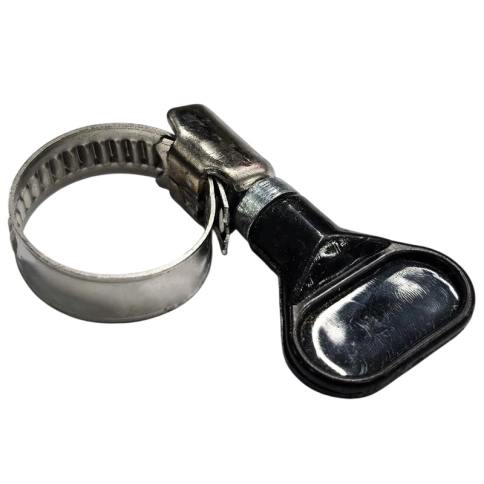 Хомут червячный с барашком 12-22 мм, нержавеющая сталь W2 фото 1