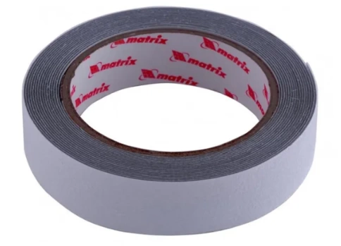 Лента клейкая противоскользящая влагостойкая 25мм х 5м прозрачная Matrix фото 1