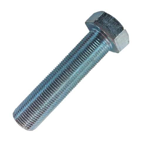 Болт М20х1,5х80 мм, класс прочности 10.9 DIN 961,полная резьба, оцинкованный фото 1