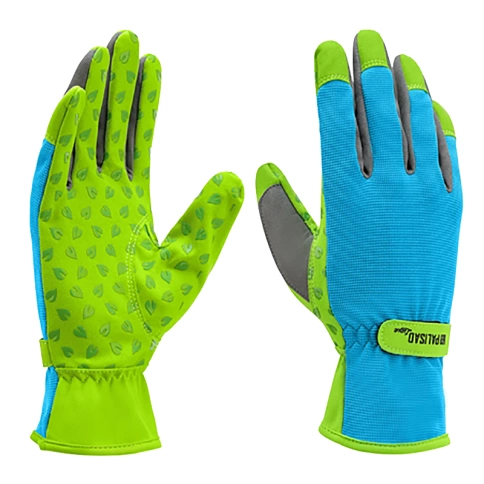 Перчатки садовые на липучке, силиконовое нанесение, размер 8, Luxe Palisad фото 1