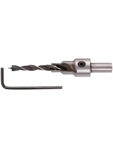Сверло для меб.стяжек 5 мм с зенкером 9.5 мм для стяжки 7х50 фото 4