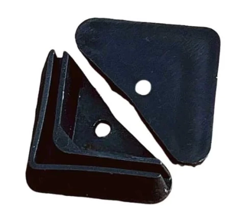 Подпятник угол (опора, заглушка) для стеллажа 32х32мм, 4шт фото 1