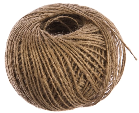 Шпагат джутовый 1,0 мм L 140 м 2-ниточный Сибртех фото 1