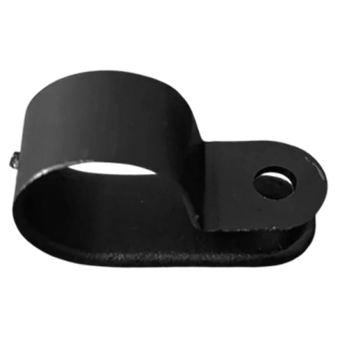 Крепеж-серьга для крепления кабеля d6, черная фото 2